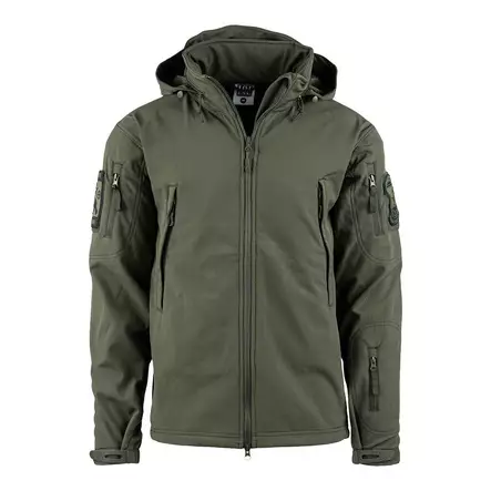 Tactical softshell takki, oliivinvihreä, 101 Inc. - Fleece ja softshell takit - 129840G-S - 1