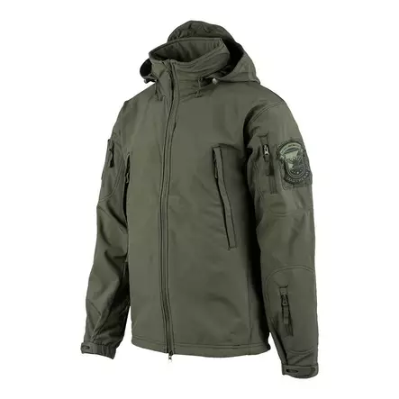 Tactical softshell takki, oliivinvihreä, 101 Inc. - Fleece ja softshell takit - 129840G-S - 2