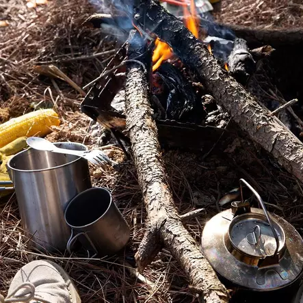 Fire-Maple Antarcti nuotiopannusetti 1 L+1 L, rst - Retkiastiat - FMASSKPS - 2