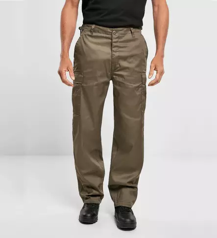 Brandit US Ranger reisitaskuhousut, oliivinvihreä - Reisitaskuhousut - 1006-1-S - 1