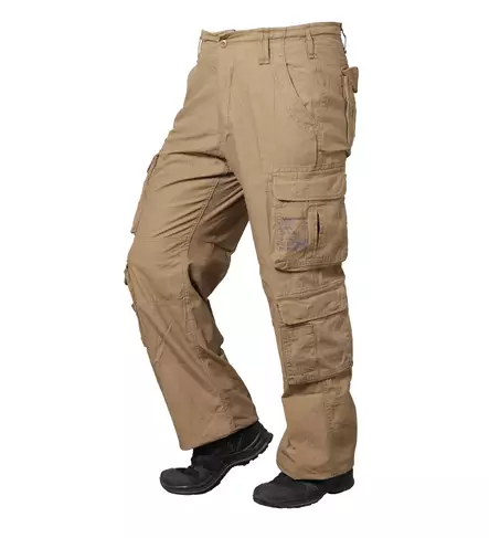 M65 Reisitaskuhousut Vintage, vaaleanruskea - Reisitaskuhousut - 1003-3-S - 1