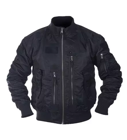 Pilottitakki US tactical, musta - Pilotti ja kansitakit - 10404602-S - 1