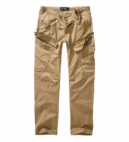 Reisitaskuhousut Brandit Adventure, slim fit, camel - Reisitaskuhousut - 9470-70-S - 1