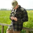 Metsurin flanellipaita mustavihreä, Longhorn - Pitkähihaiset paidat - 135301-S - 2