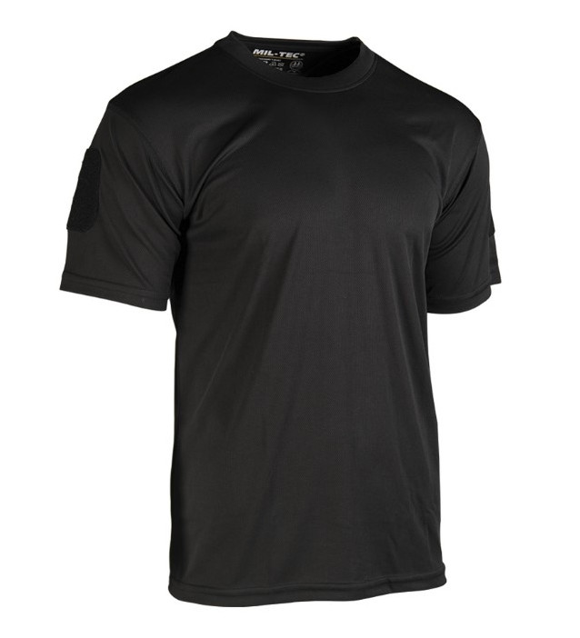 T-Paita QuickDry, musta, Mil-Tec - T-Paidat - 11081002-S - 1