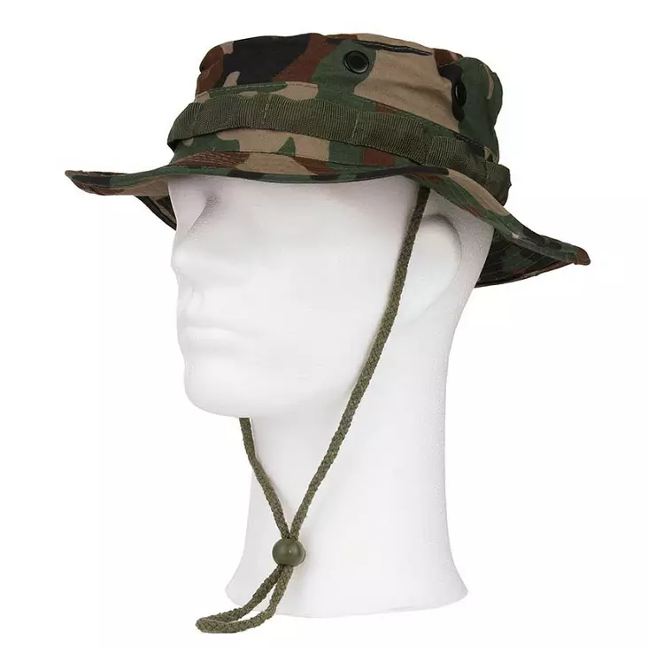 Lierihattu US Boonie ripstop, Woodland - Lierihatut ja booniet - 213143-WL-S - 1