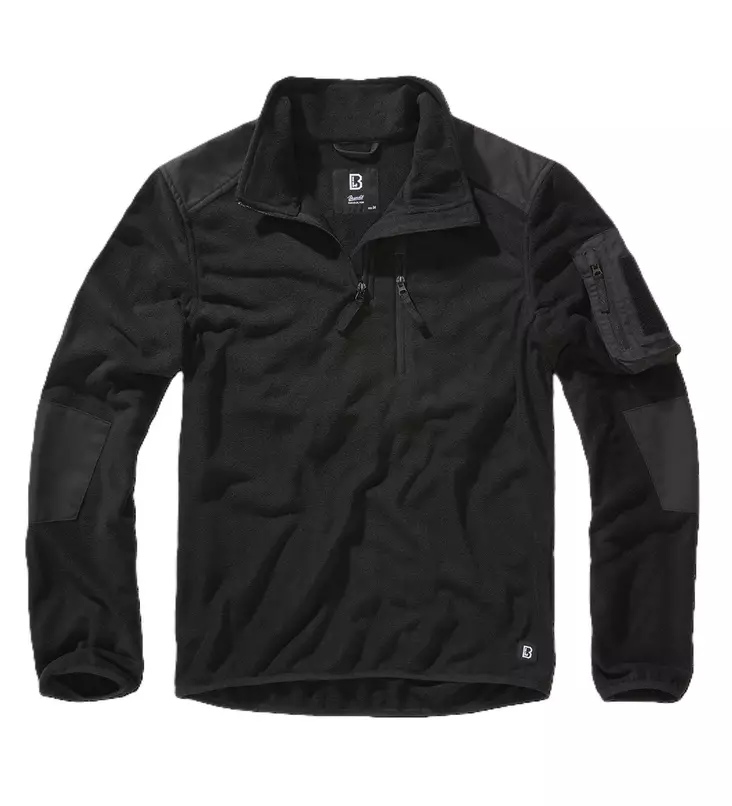 Brandit Fleecepaita ripstop, musta - Pitkähihaiset paidat - 4037-2-S - 1