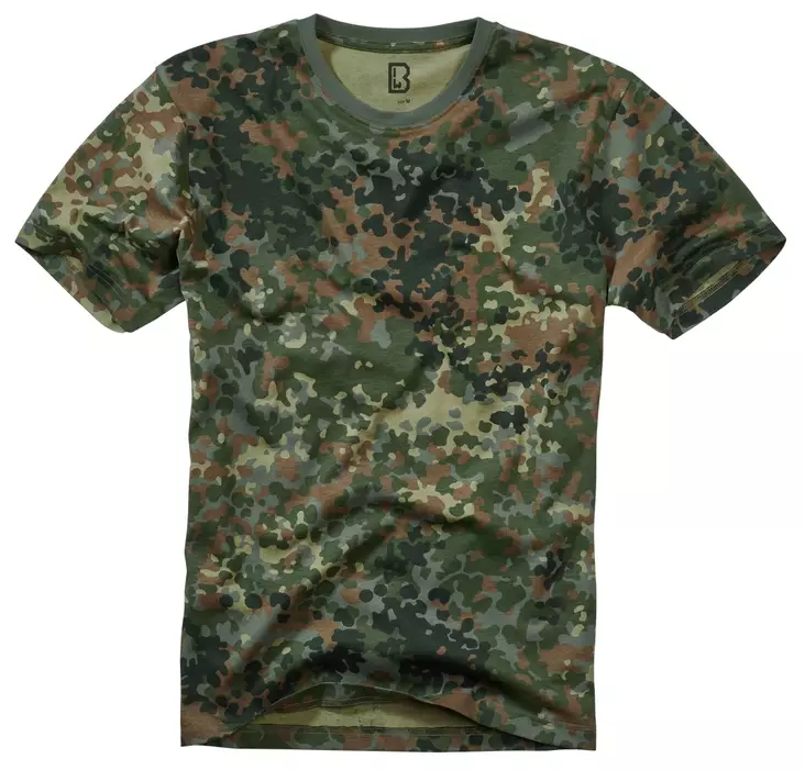 Brandit T-Paita, puuvillaa, flecktarn - T-Paidat - 4200-14-S - 1