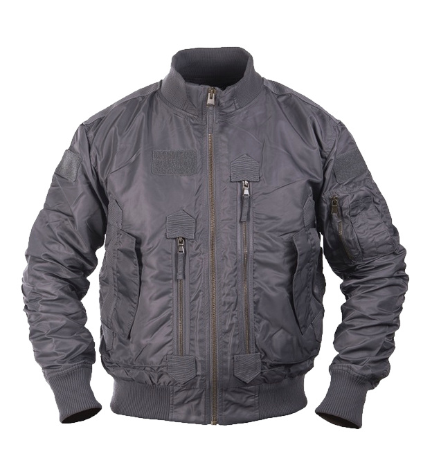 Pilottitakki US tactical, hopeanharmaa - Pilotti ja kansitakit - 10404608-S - 1